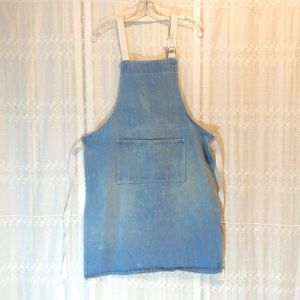 Vintage Denim Apron one size with adjustable straps